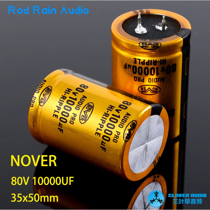 2Pcs/Lot Uk Nover Audio Pro Series Hi-Ripple 35V-80V 3300Uf-10000Uf Filter Electrolytic Capacitor