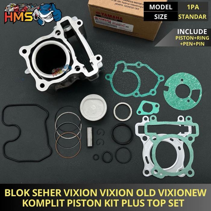 BLOK SEHER KOMPLIT VIXION VIXION NEW VIXION OLD 1PA PLUS PISTON KIT RING SEHER SEPAKET