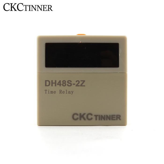 Dh48S-2Z Digital Led Programmable Timer Relay Switch 0.01S-99H99M Delay Timer With Socket Base Ac/Dc