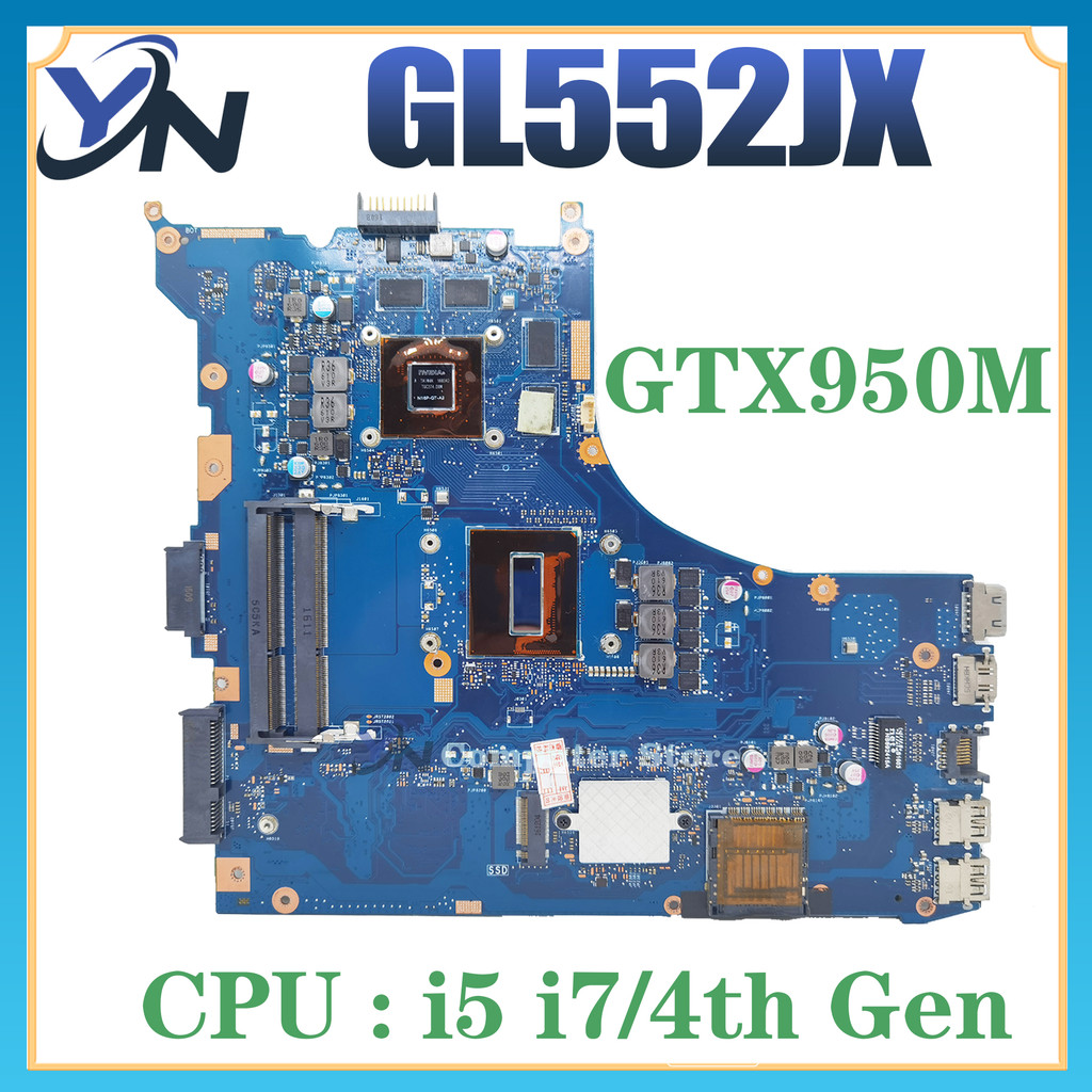 GL552JX Laptop Motherboard For ASUS ROG ZX50J ZX50J GL552JX Mainboard With i5-4200H i7-4720/4710HQ G