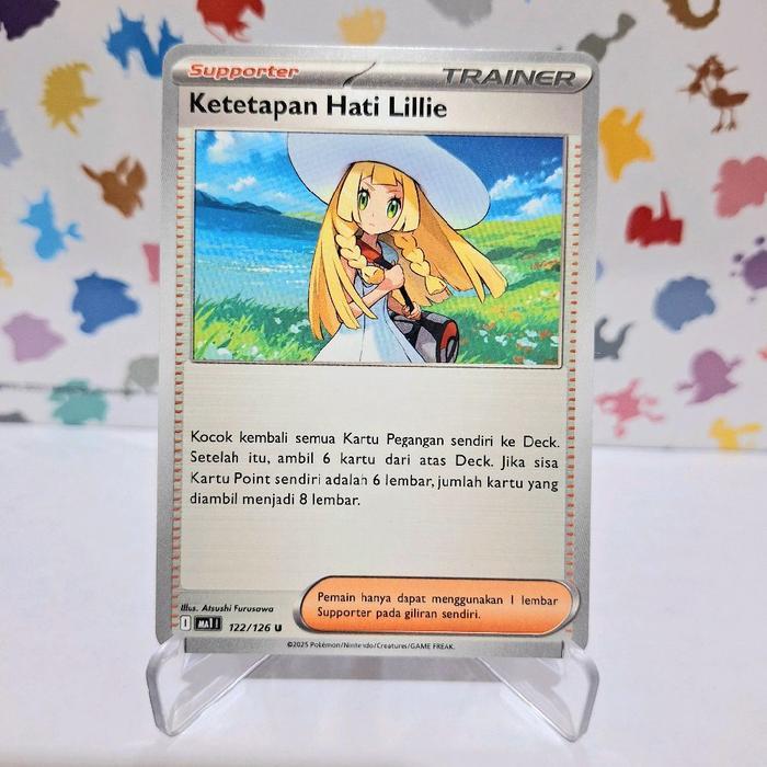 Ketetapan Hati Lillie - Supporter - Evolusi Mega - Pokemon Tcg Indonesia
