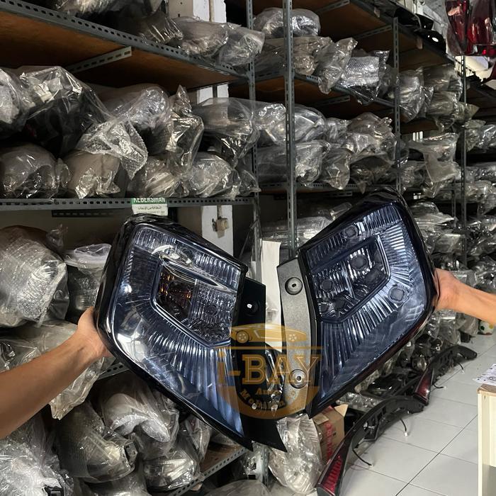 Stoplamp Lampu Belakang Honda Brio Custom Mika Smoke Blue