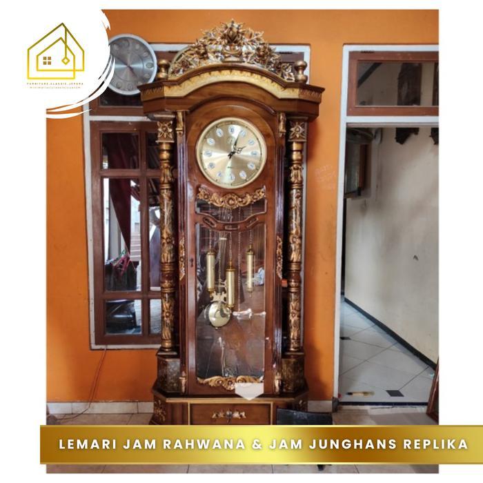 Lemari Jam Rahwana & Jam Junghans Replika Seiko ORI musik