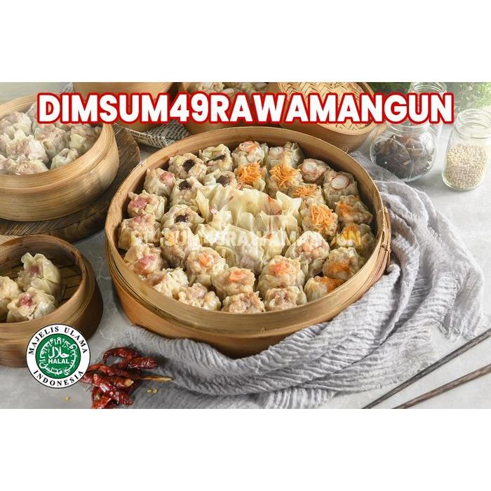 BIGSALE (FYP) DIMSUM 49 RAWAMANGUN ISI 50 PCS/ HALAL / SIOMAY AYAM HARGA BERSAHABAT