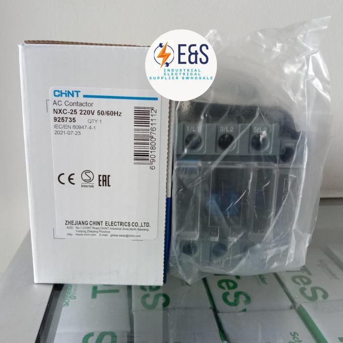 HOT SALE Kontaktor / Contactor CHINT NXC-25 3P 110V 220V 400V / NXC25 CHINT
