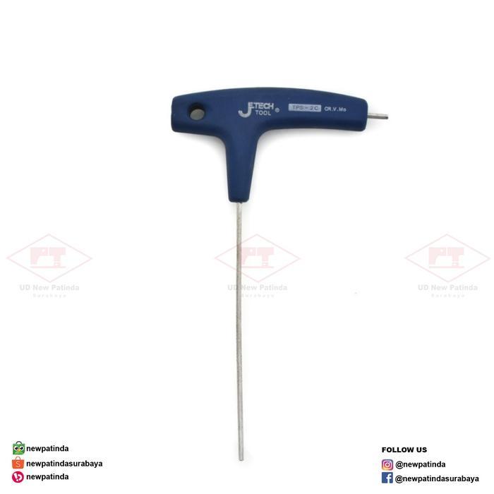 Kunci L Model T 2 mm Jetech Tool TPS-2C Obeng Mesin Bordir Komputer
