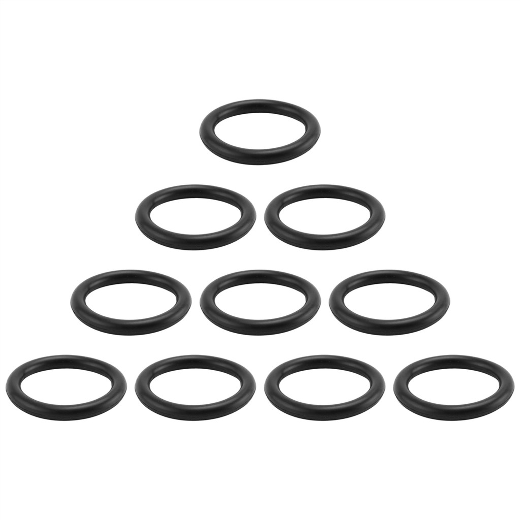 10 Pieces 32mm OD 25mm Inner od. Black Nitrile Rubber O Ring Oil Seal Ring