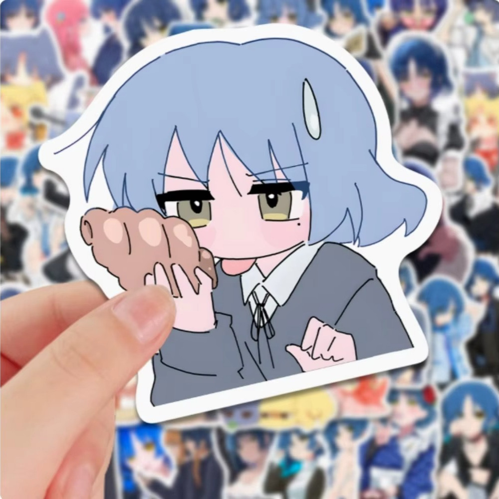 86Pcs Anime Bocchi The Rock Yamada Ryo Graffiti Stickers Phone Case Cup Computer DIY Decorative