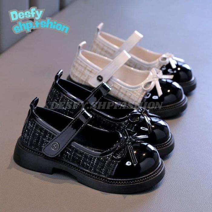 Sepatu Docmart Pesta Anak Perempuan Usia 1 - 5 Tahun Model Flatshoes Anti Slip Lucu Original