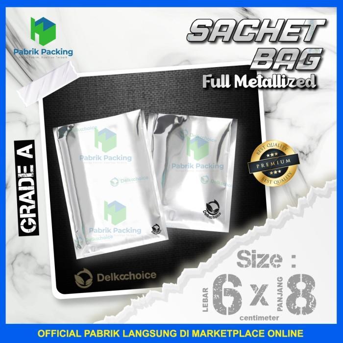 KEMASAN SACHET ALUMINIUM FOIL - PLASTIK SACHET ALUMUNIUM FOIL 6x8 CM