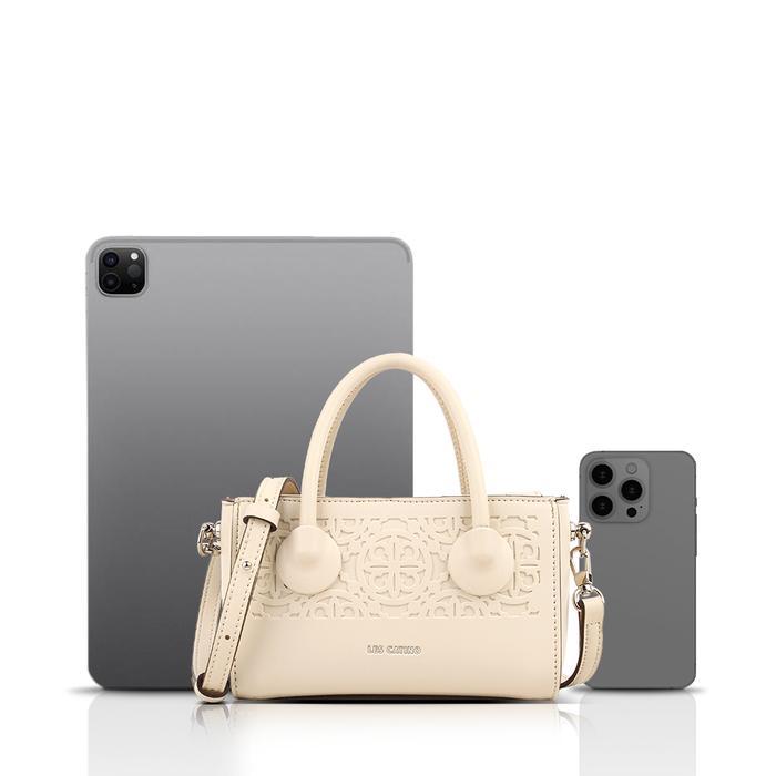 l670- Tas Selempang Les Catino Lcx-Vanesha Emb Mini Satchel + Free Folding Box Les Catino S