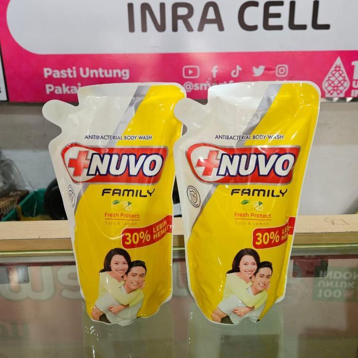 n2qm- Nuvo Family Sabun Mandi Cair 800Ml