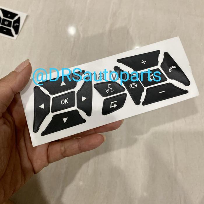 STICKER STIKER TOMBOL STIR MERCY W204 FACELIFT