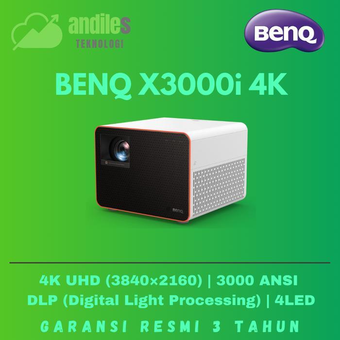 BenQ X3000i : Proyektor 4K HDR, Gaming Sempurna - Projektor 4K BENQ X3000i HDR 4K 4LED - Garansi