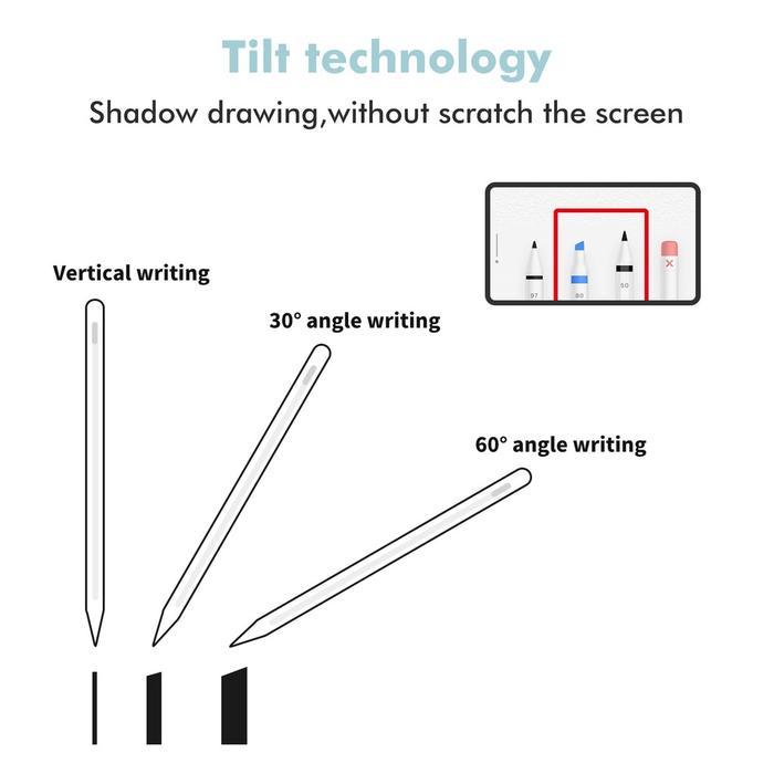 GOJODOQ 10TH GEN IPAD PENCIL WITH PALM REJECTION,ACTIVE STYLUS PEN FOR APPLE PENCIL 6TH 7TH GEN/ PRO
