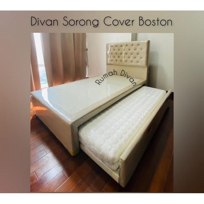 Divan Dipan Tempat Tidur Sorong Cover Uk.120X200 Sorong 100*180 Bed