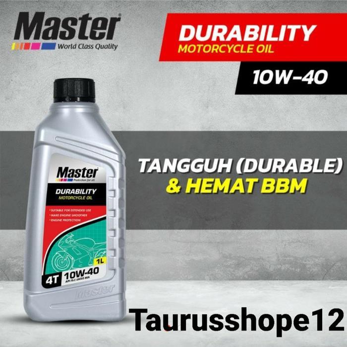 OLI MASTER 4T DURABILITY MOTORCYCLE OIL 10W40 JASO API-SJ