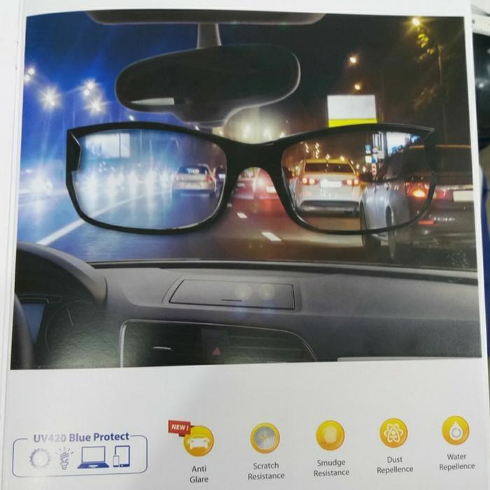 Lensa Kacamata Fsv Ilt Nikkei 1.56 Drive Steel Blueray Original