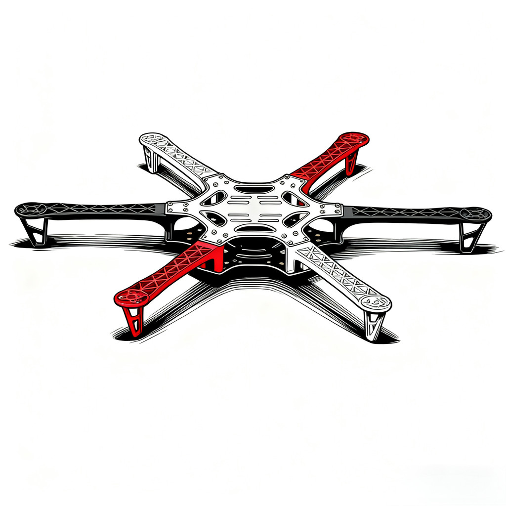 Angeltoy Fiber 550 Hexa Frame Kit For PIXHAWK2.4.8 Flight Control Ardupilot Quadcopter BLHELI 30A