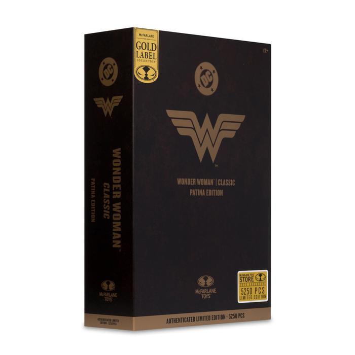 MCFARLANE TOYS WONDER WOMAN (CLASSIC) GOLD LABEL PATINA EDITION