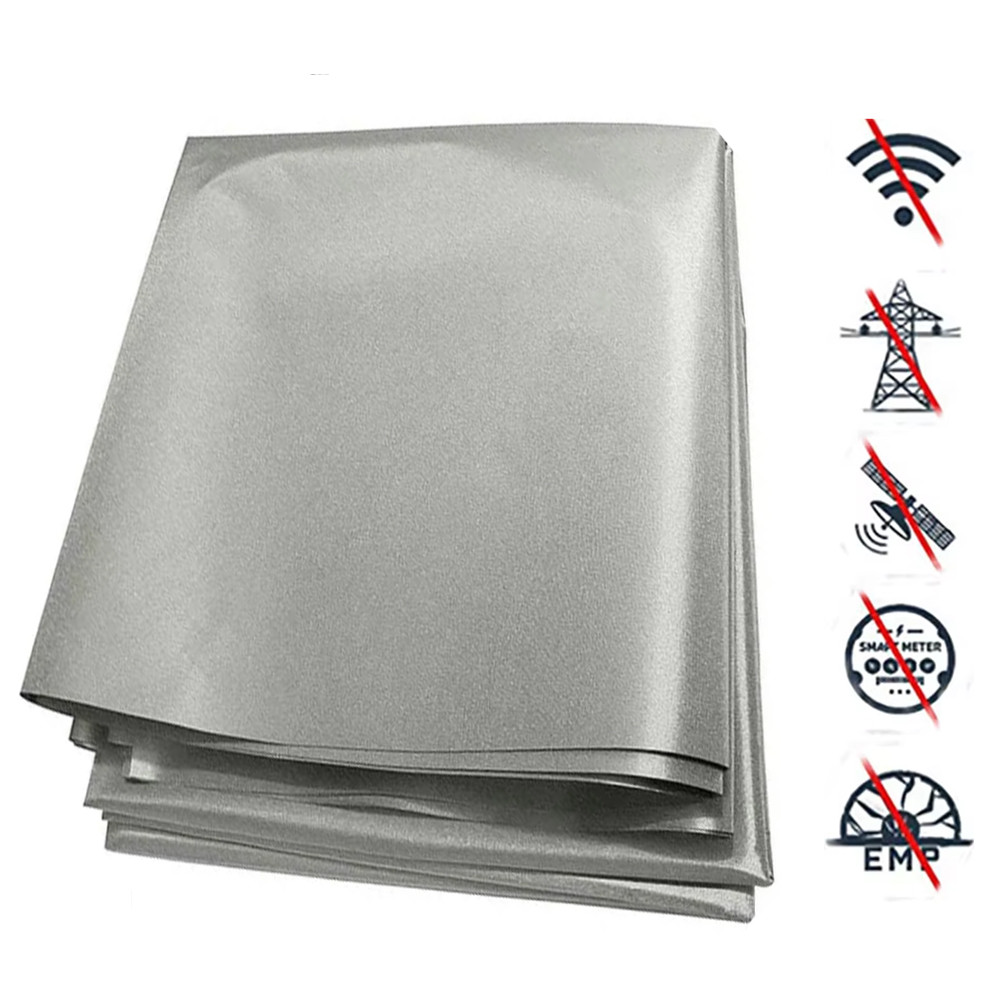 New Rfid Shielding Faraday Fabric 4G 5G Wifi Emf Emi High Frequency Electromagnetic Shielding Cloth