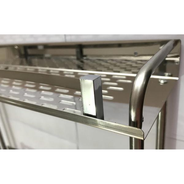 rak 2 susun stainless tempat sabun 40cm