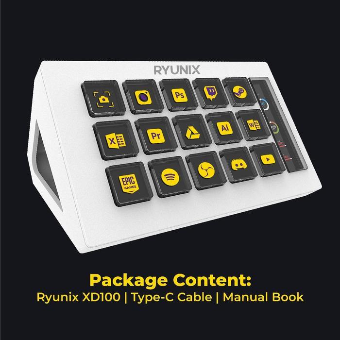 Sades Ryunix XD100 / XD-100 Deck Livestream Streamdeck Control Pad