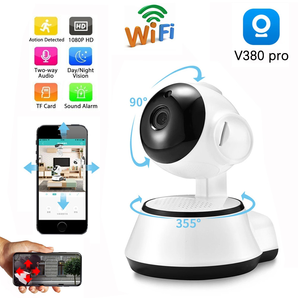 Ip Camera V380 Pro Hd Cloud Smart Surveillance Home Wireless Intelligent Auto Tracking Of Human