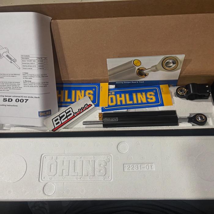 steering dumper ohlins sd007 original stabiliser ohlins ninja rr r ss universal