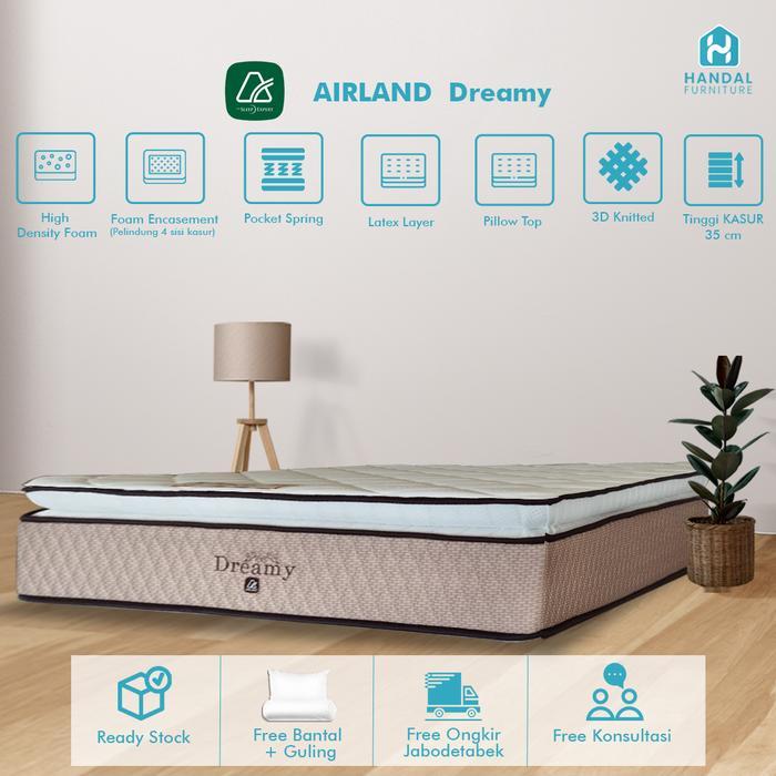 lg57- Kasur Springbed Airland Dreamy 90X200, 100X200, 120X200, 140X200, 160X200, 180X200,