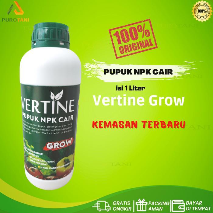Puro Pupuk NPK Cair Verti-Grow PUPUK PELEBAT PADI Plus Perekat 1 Liter Pohon Tanaman MURAHZW257