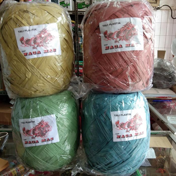 Grosir Tali Rafia 1 kg Warna Warni