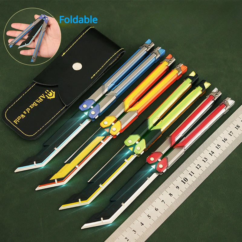 20cm Valorant Weapons Metal Game Swords RGX Graphics Card Butterfly Knife Game Peripherals Toys Hous