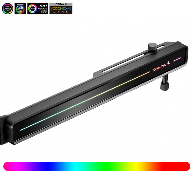 DEEPCOOL ST500 Graphic Cards Bracket 5V 3Pin Addressable ARGB VGA Holder 3-Axis Adjustability GPU Ac