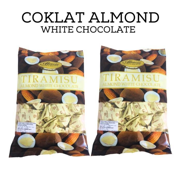 Coklat Alessio Praline Tiramisu Almond / 200 Gram / Coklat Import / Tiramisu Almond