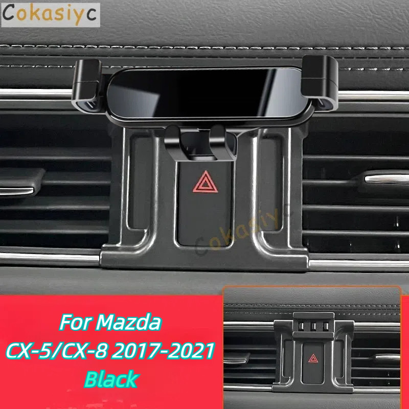 Car Mobile Phone Holder for Mazda CX-5 CX-8 CX8 CX5 2021 2017 Raptor Mounts Bracket GPS Stand