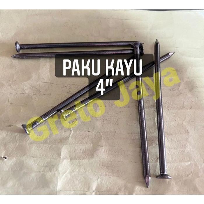 ( 4" ) Paku Kayu 10cm 10 cm Biasa 4 inch in inc