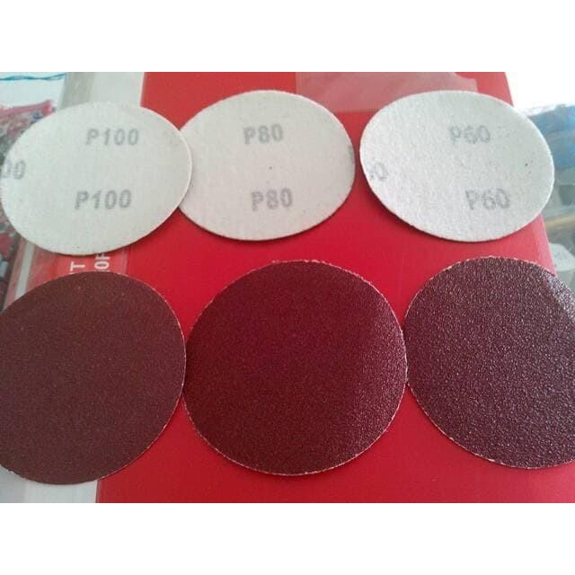 Amplas / kertas gosok bulat untuk gerinda