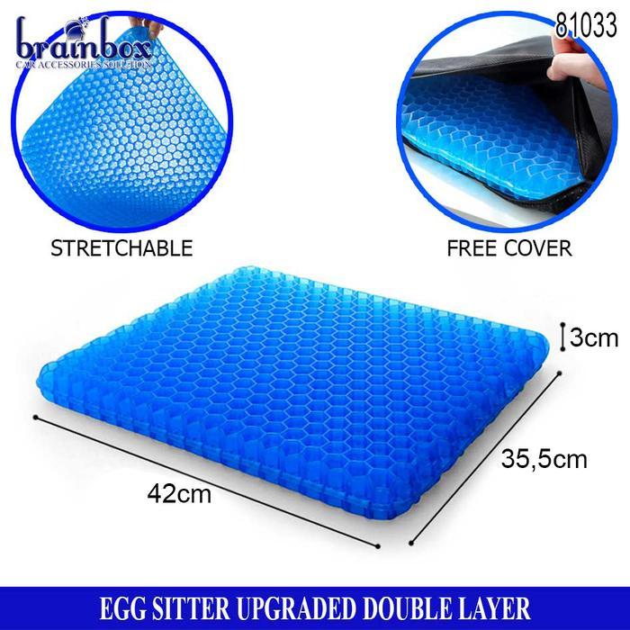 Support Cushion Alas Duduk Silikon Gel Bantal Alas Dudukan Premium Original