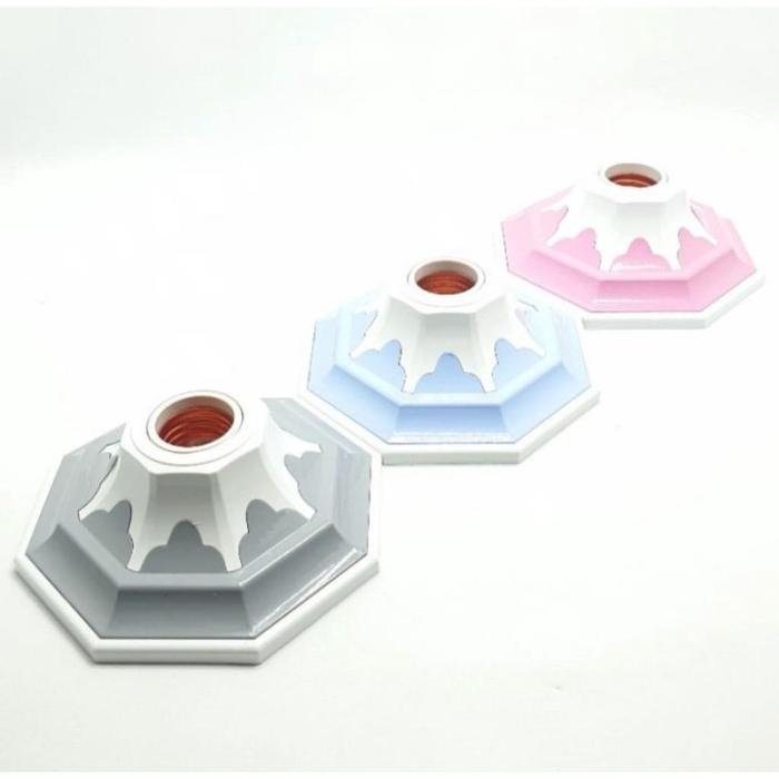 Fiting Lampu Plafon Warna Bodi Jumbo Kualitas Bagus Bahan Ori/FITTING PLAFON HIAS/FITTING PLAFON