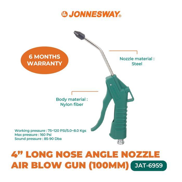 4" Kepala Tiupan Angin Tiup Udara / Semprotan Kompresor Angin 100 MM - Long Nose Angle Nozzle Air