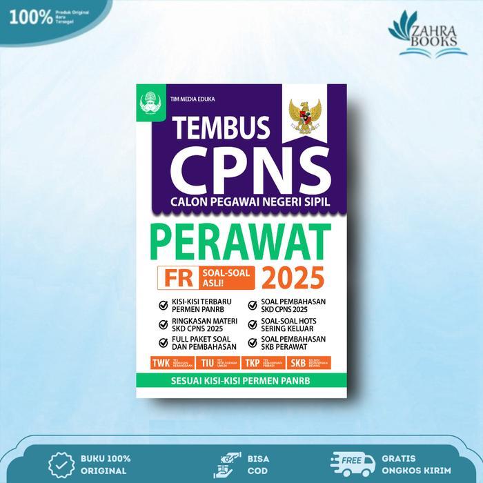 Buku Tebus TES CPNS PERAWAT 2025 - Media Eduka
