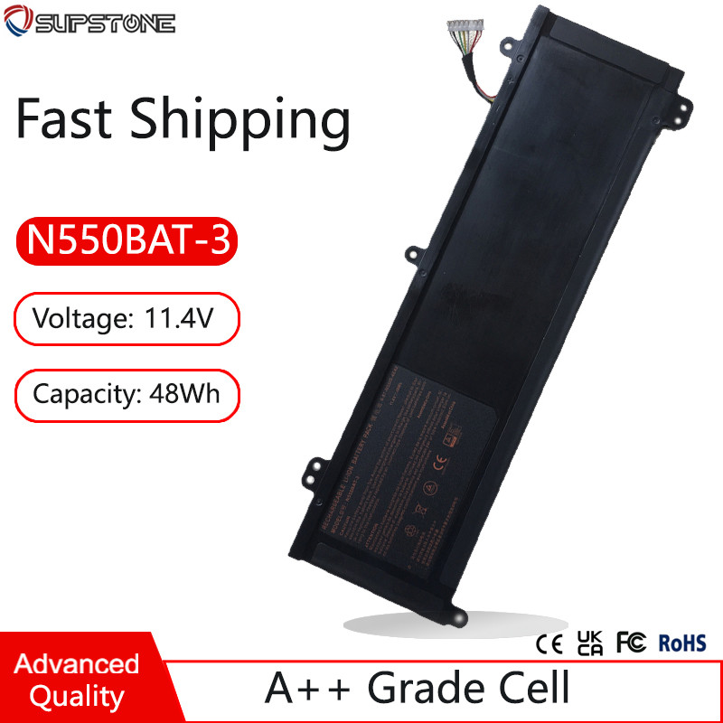 N550BAT-3 Laptop Battery For Clevo N550RC N550RN N551RN N551RC For Machenike F57-D1T/D2/D3/D4 D5R,Fo