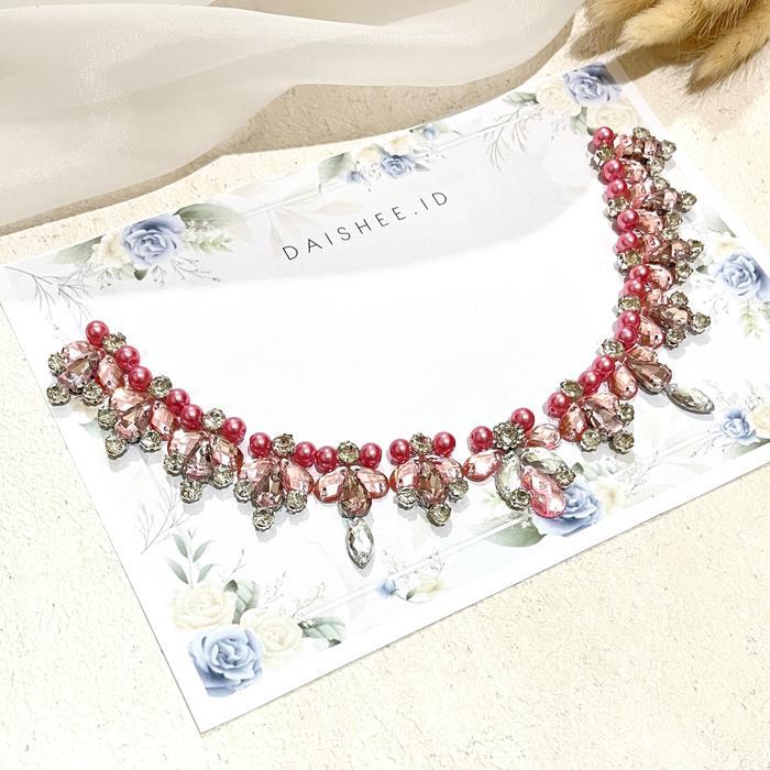 Payet Rangkai Payet Leher Set/ Payet Mewah Instan