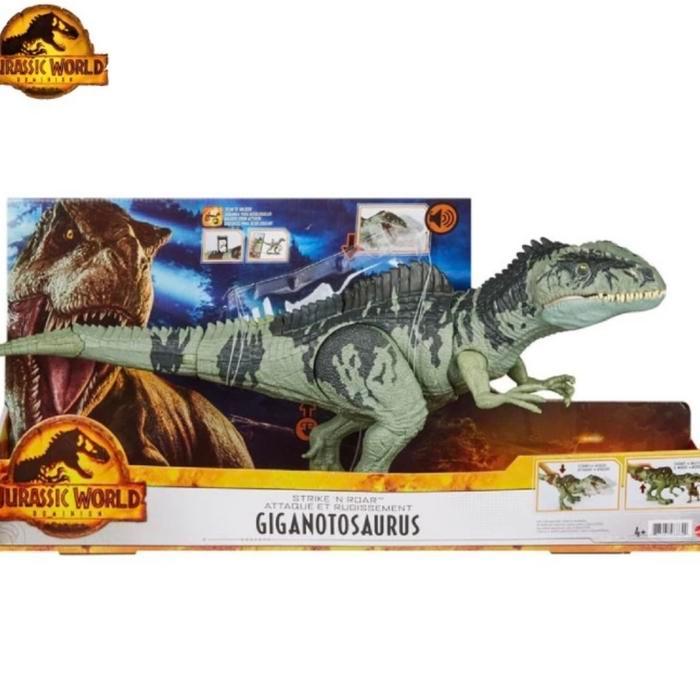 produk new jurassic world dominion strike n roar giganotosaurus kode 774