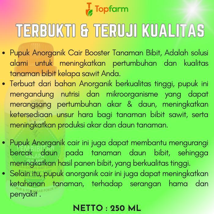 Gardening Mikha Pupuk Tanaman Sawit / Pupuk Pertumbuhan Kelapa Sawit / Pupuk Hijau Daun Sawit /
