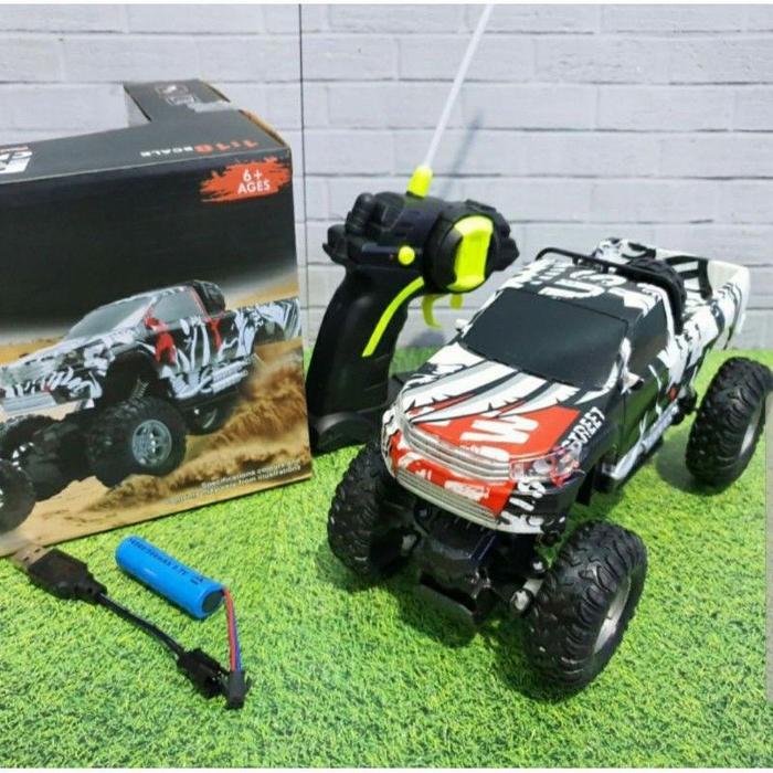 Hotkidz _ Rc Mobile Rock Crawler Pick Up Offroad Toyota Hi Lux