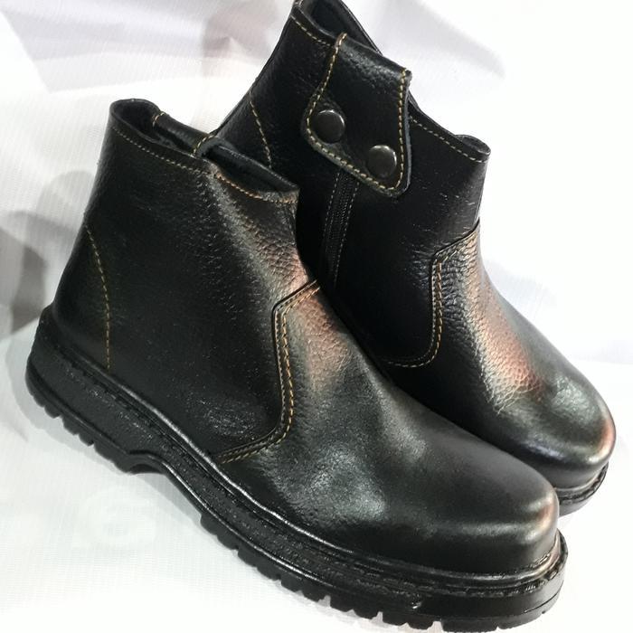 sepatu safety kulit asli GRAVEL original cibaduyut Kode 965