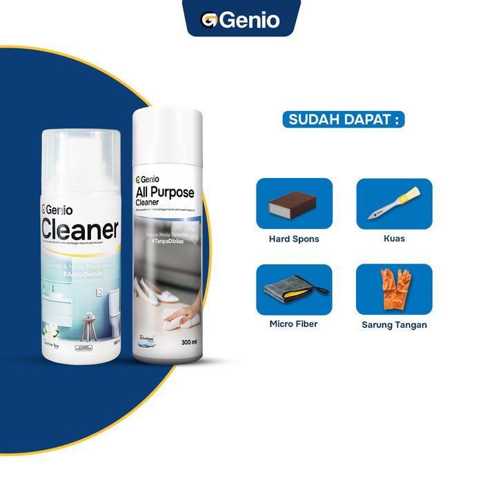 BERKUALITAS Genio PAKET BUNDLING Genio Cleaner & Genio All Purpose Cleaner - Cairan Pembersih Kerak