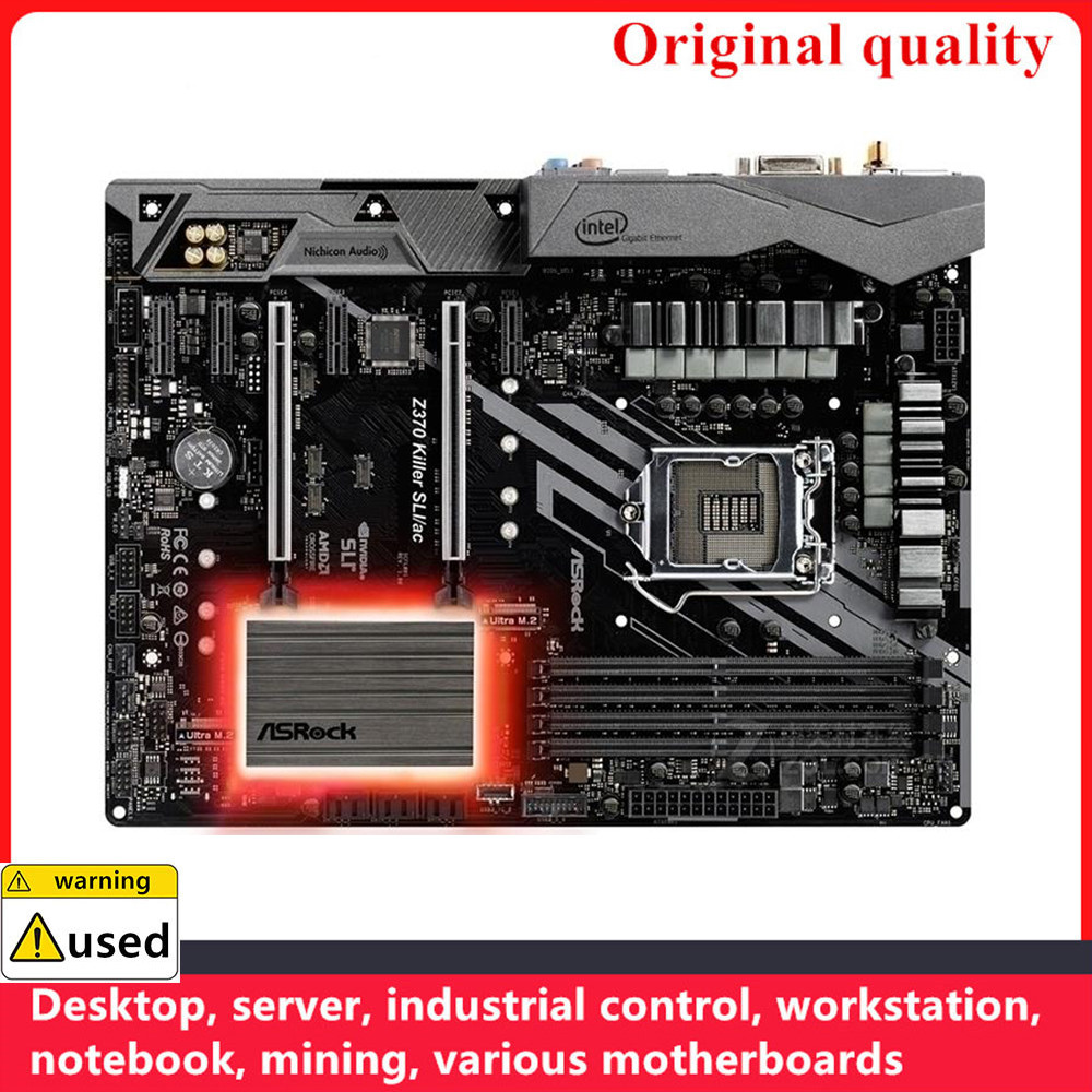 Used For ASROCK Z370 KILLER SLI/AC KILLER SLI Motherboards LGA 1151 For Intel Z370 Desktop Mainboard